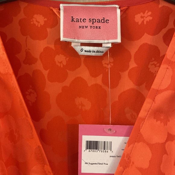 NWT Kate Spade Poppy Field jacquard dress - Picture 7 of 15